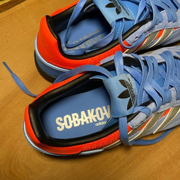 NWOB ADIDAS Sobakov P94 Sneaker in Real Blue/Solar Red - Mens 7.5, EU 40.75 - Picture 5 of 11